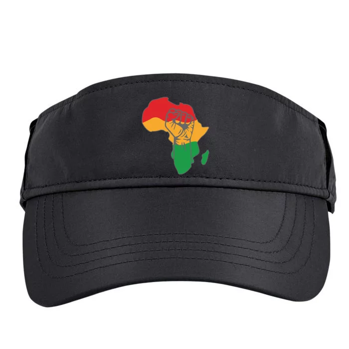 Inspirational Leaders Power Fist Hand Black History Month Adult Drive Performance Visor