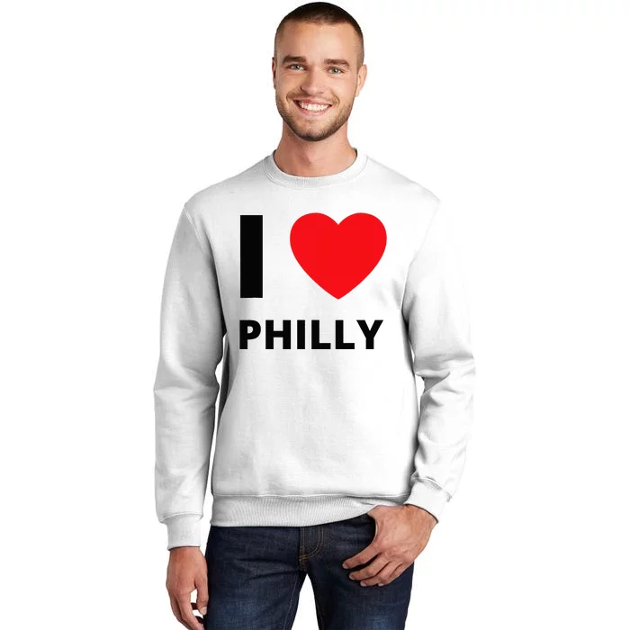 I Love Philly Heart Pennsylvania Love Fan Apparel Sweatshirt