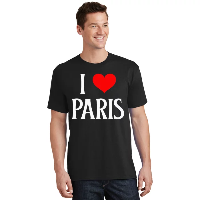 I Love Paris I Heart Paris France Family Travel Souvenir T-Shirt