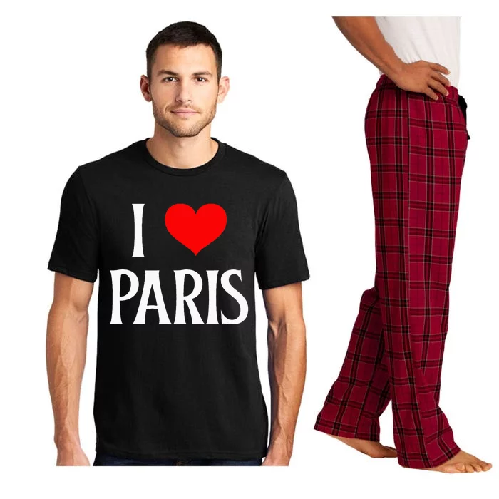 I Love Paris I Heart Paris France Family Travel Souvenir Pajama Set