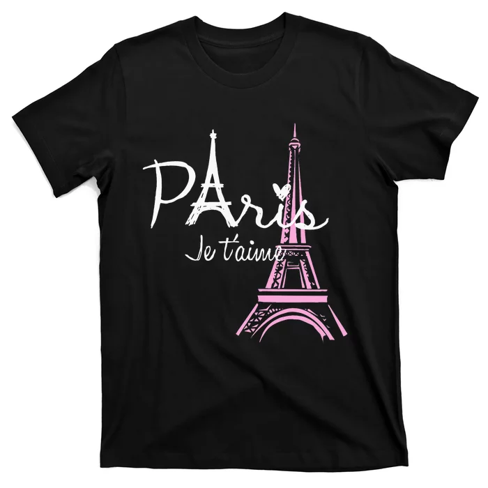 I Love Paris Eiffel Tower France French Souvenir T-Shirt