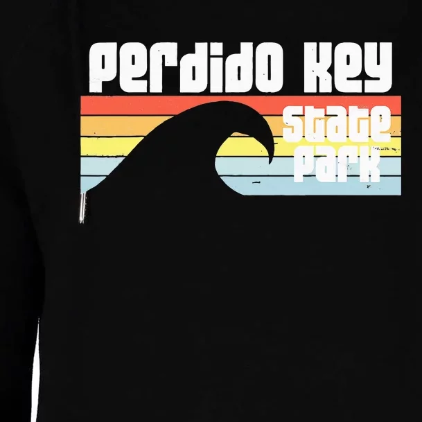 I Love Perdido Key State Park Beach Florida Fl Womens Funnel Neck Pullover Hood