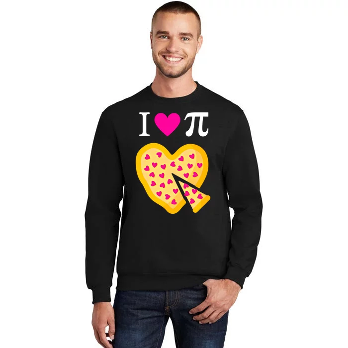 I Love Pi ValentineS Pizza Heart Math Teacher Gift Sweatshirt