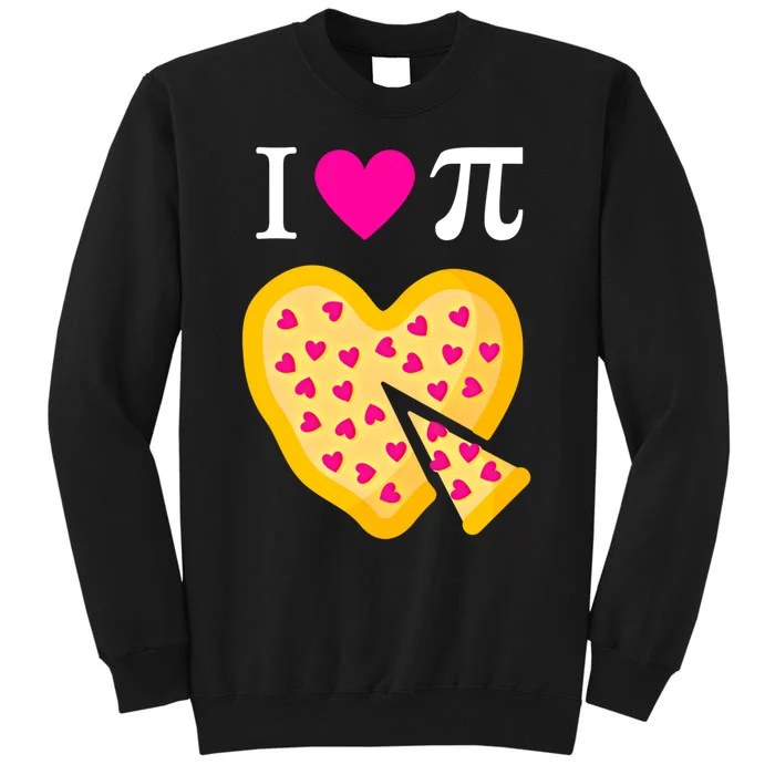 I Love Pi ValentineS Pizza Heart Math Teacher Gift Sweatshirt