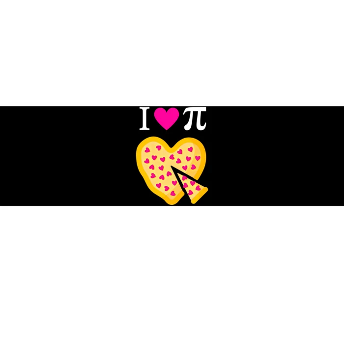 I Love Pi ValentineS Pizza Heart Math Teacher Gift Bumper Sticker