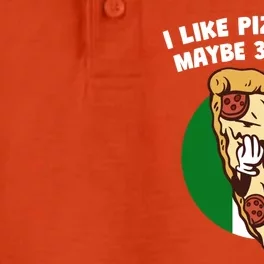 I Like Pizza And Maybe 3 People Funny Italian Humor Italy Gift Dry Zone Grid Performance Polo