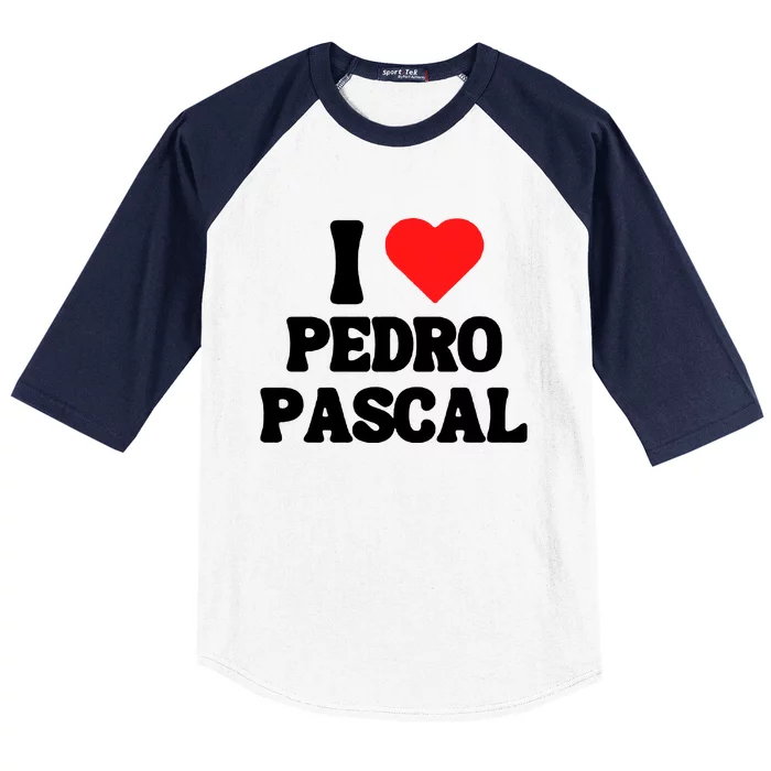 I Love Pedro Pascal Best Dad Ever Baseball Sleeve Shirt