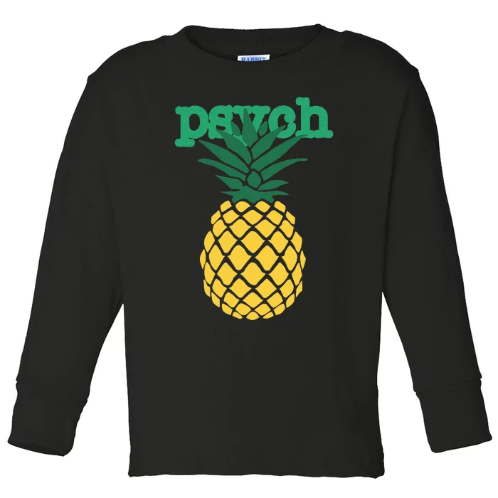 I Love Psych Gus Nicknames Pineapple Awesome Harajuku Toddler Long Sleeve Shirt