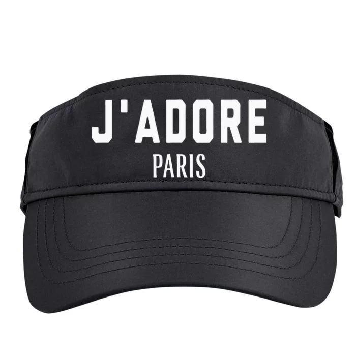 I Love Paris J Adore Paris France Black Graphic Adult Drive Performance Visor