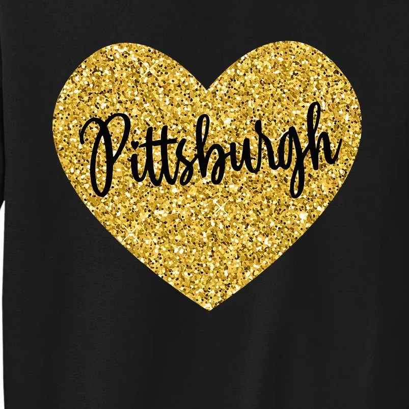 I Love Pittsburgh Pennsylvania USA Tall Sweatshirt