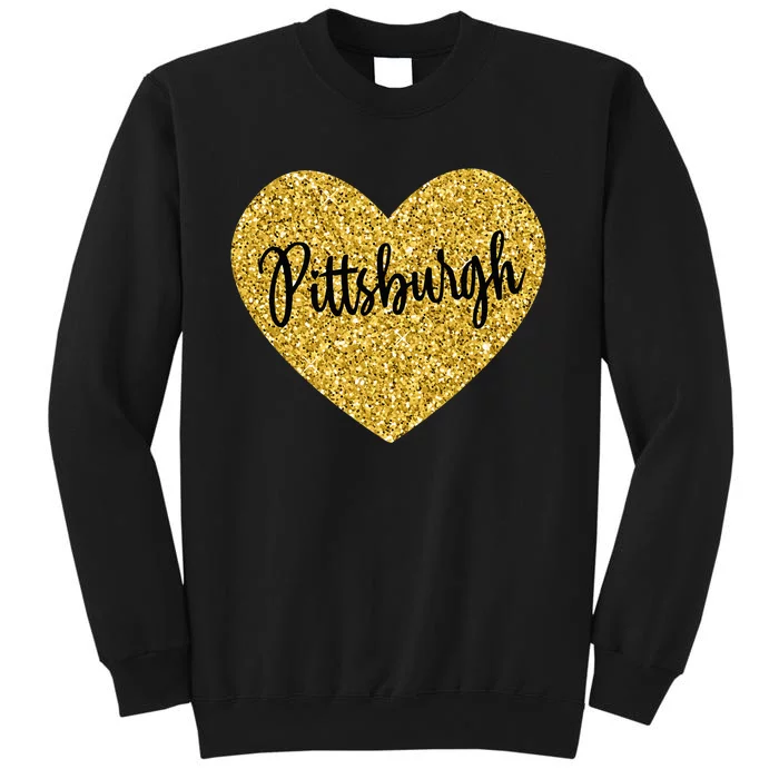 I Love Pittsburgh Pennsylvania USA Tall Sweatshirt