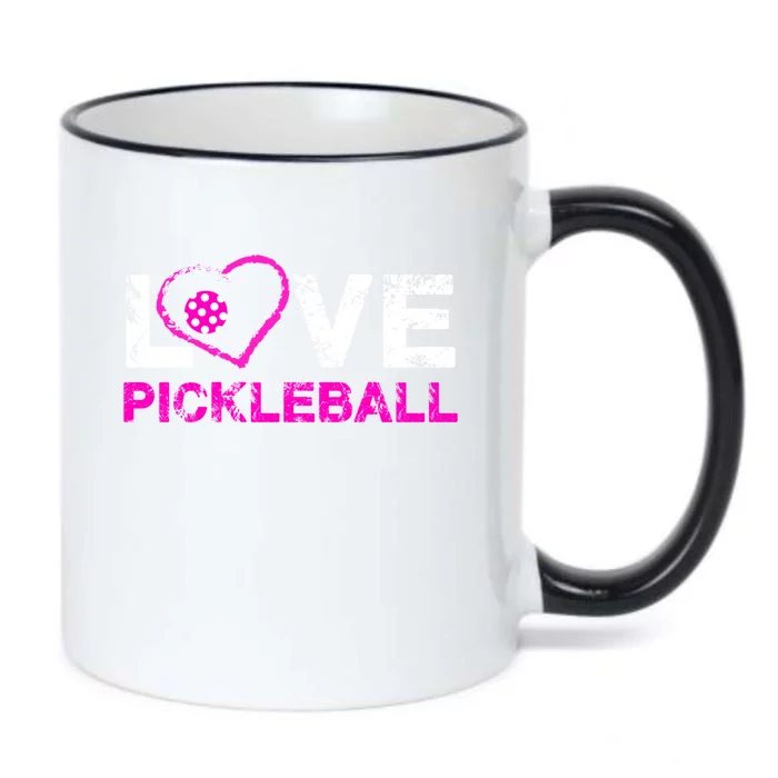 I Love Pickleball Great Gift 'S Pickleball Gift Black Color Changing Mug