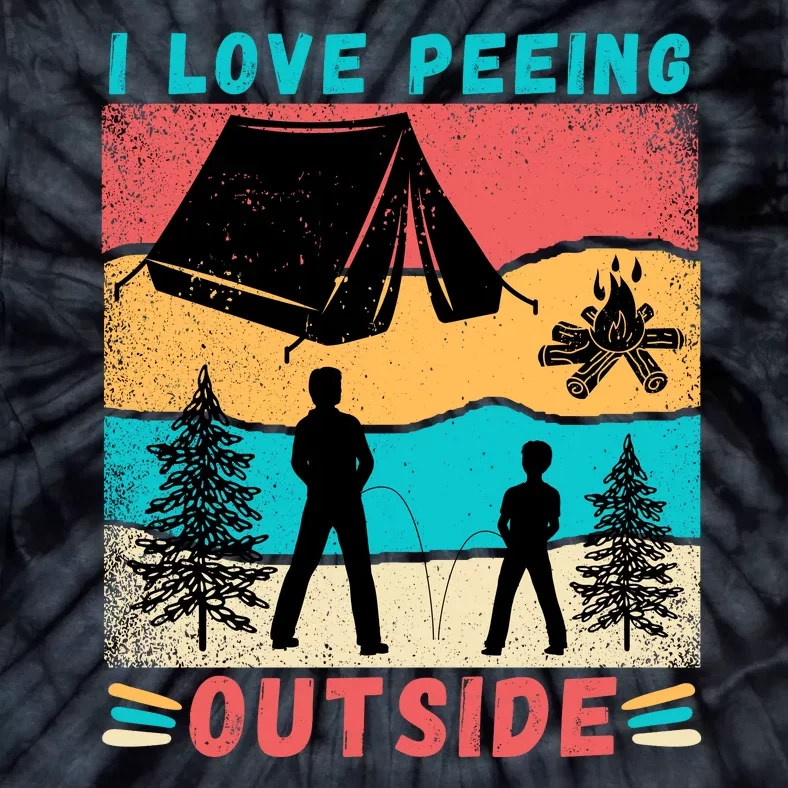 I Love Peeing Outside Tie-Dye T-Shirt