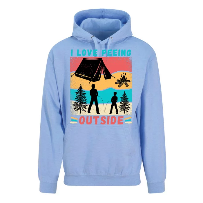 I Love Peeing Outside Unisex Surf Hoodie