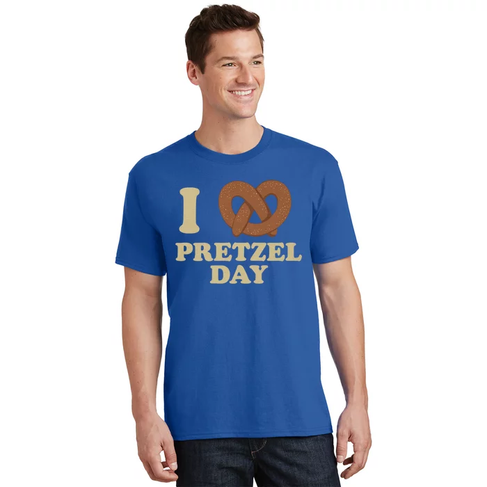 I Love Pretzel Daygift Funny Office Weargift Funny Funny Gift Cute Gift T-Shirt