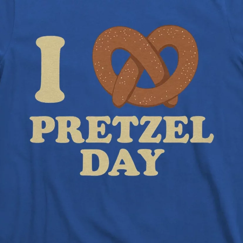 I Love Pretzel Daygift Funny Office Weargift Funny Funny Gift Cute Gift T-Shirt