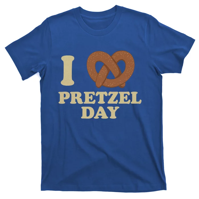 I Love Pretzel Daygift Funny Office Weargift Funny Funny Gift Cute Gift T-Shirt