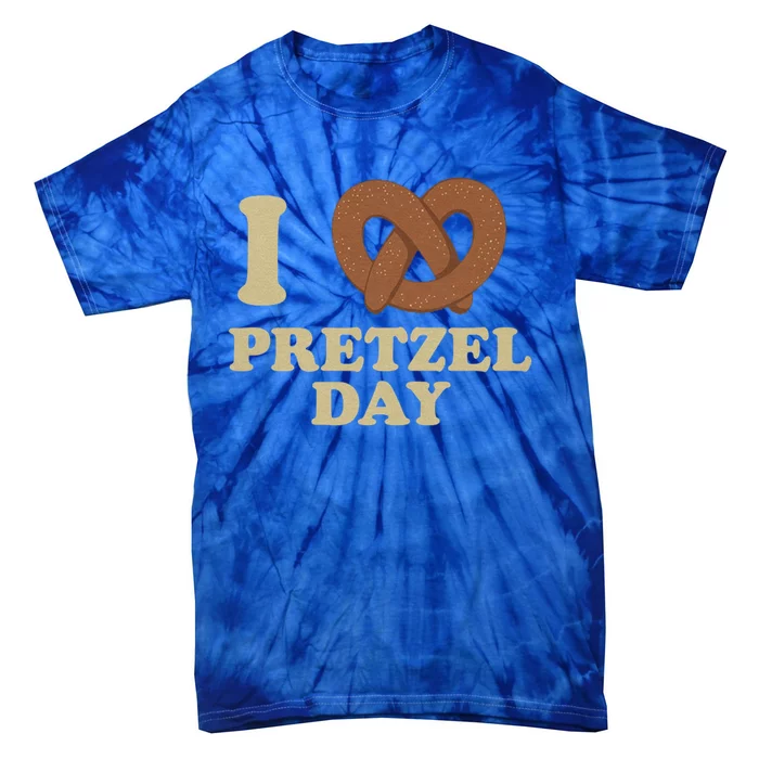 I Love Pretzel Daygift Funny Office Weargift Funny Funny Gift Cute Gift Tie-Dye T-Shirt