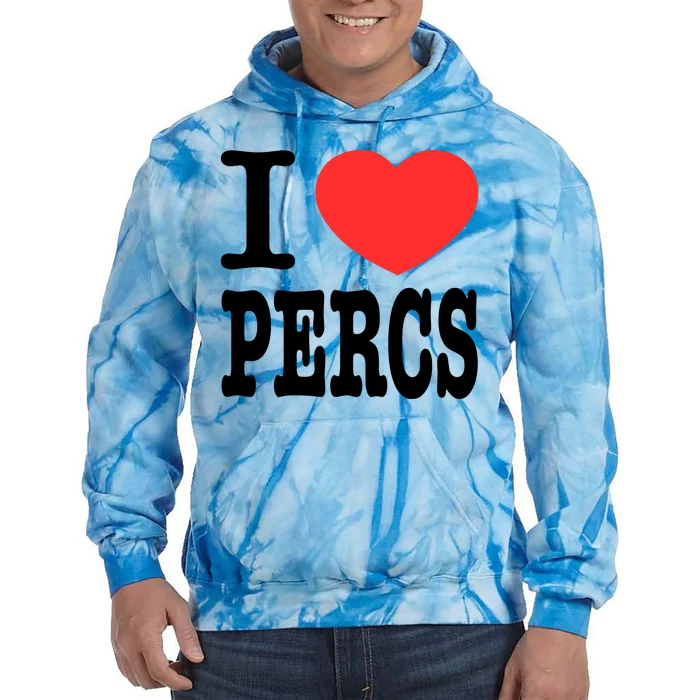 I Love Percs Tie Dye Hoodie