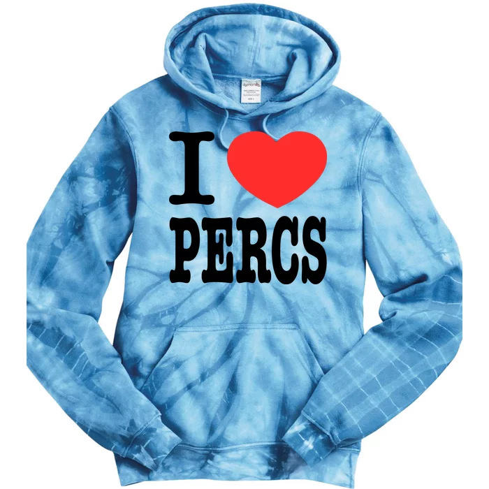 I Love Percs Tie Dye Hoodie