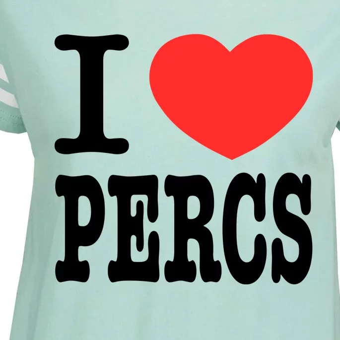 I Love Percs Enza Ladies Jersey Football T-Shirt