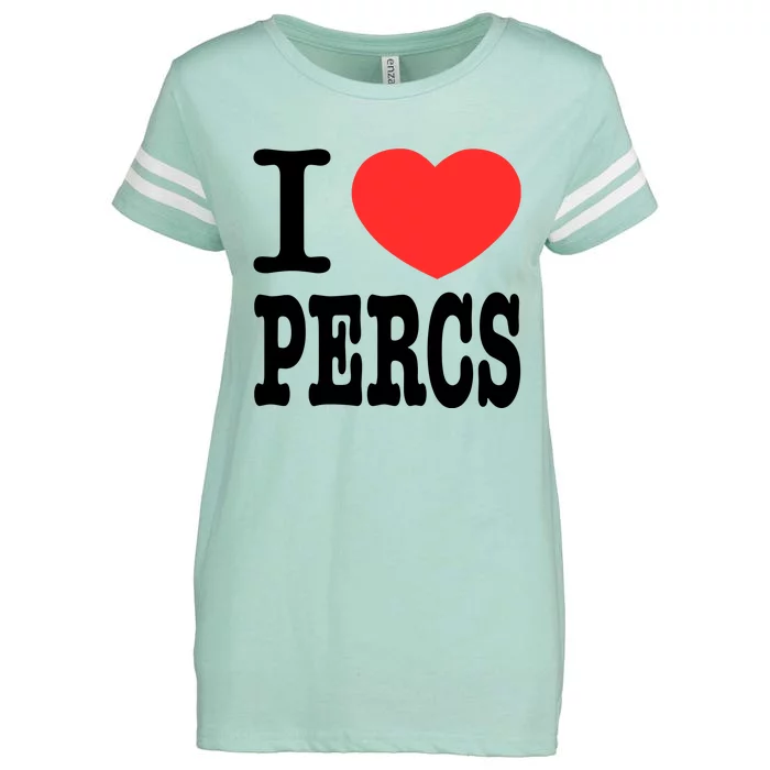 I Love Percs Enza Ladies Jersey Football T-Shirt