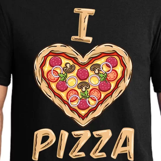 I Love Pizza For Pizza Lover Pajama Set