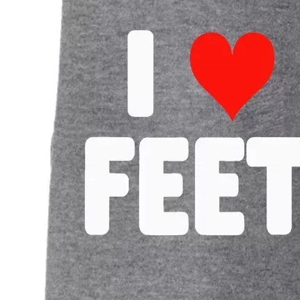 I Love Podiatry Heart Feet Foot Doctor Doggie 3-End Fleece Hoodie