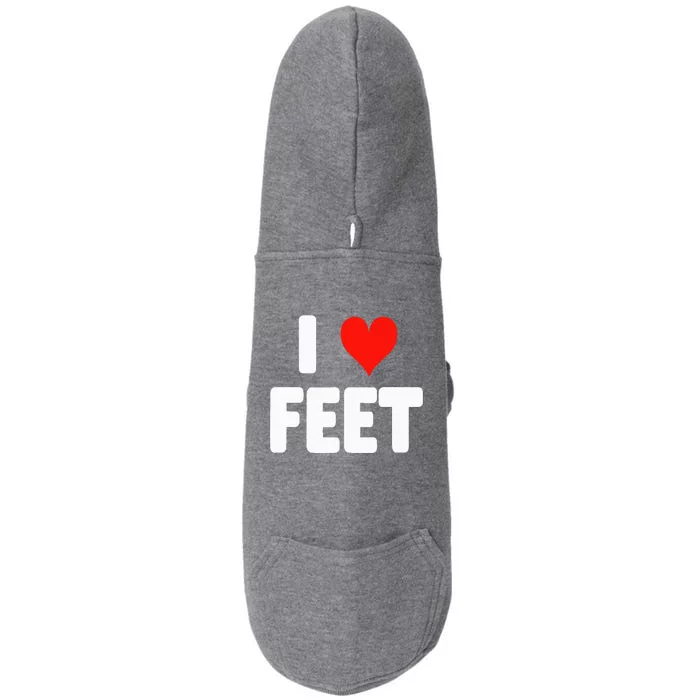 I Love Podiatry Heart Feet Foot Doctor Doggie 3-End Fleece Hoodie