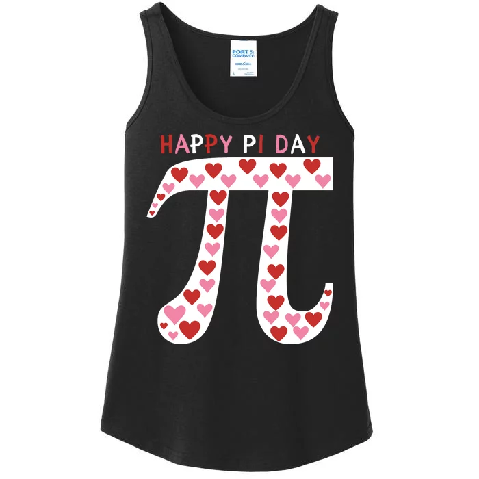 I Love Pi Day Funny Mathematics Funny Pi Day Teacher Costume Ladies Essential Tank