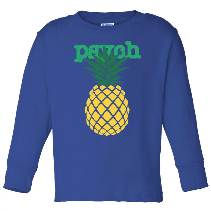 I Love Psych Gus Nicknames Pineapple Awesome Harajuku Funny Toddler Long Sleeve Shirt