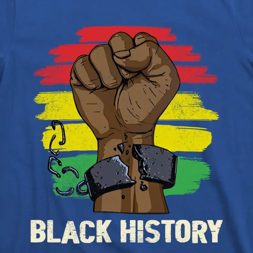 Inspirational Leaders Power Fist Hand Black History Month Gift T-Shirt