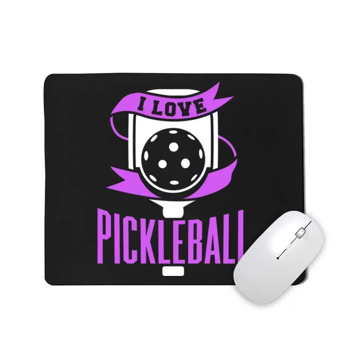 I Love Pickleball Mousepad