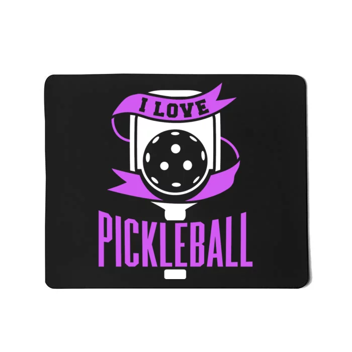 I Love Pickleball Mousepad