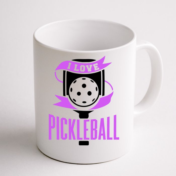 I Love Pickleball Front & Back Coffee Mug