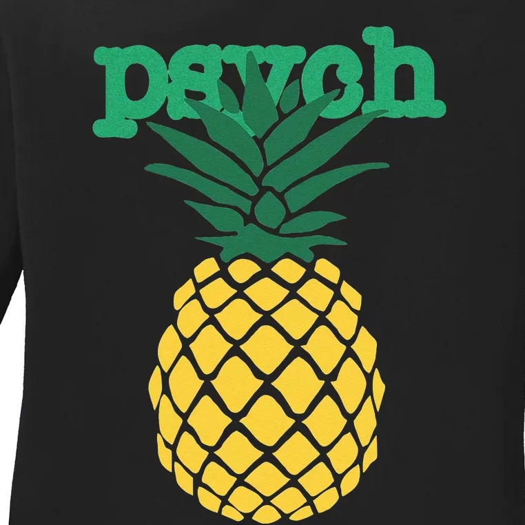 I Love Psych Gus Nicknames Pineapple Awesome Harajuku Funny Ladies Long Sleeve Shirt