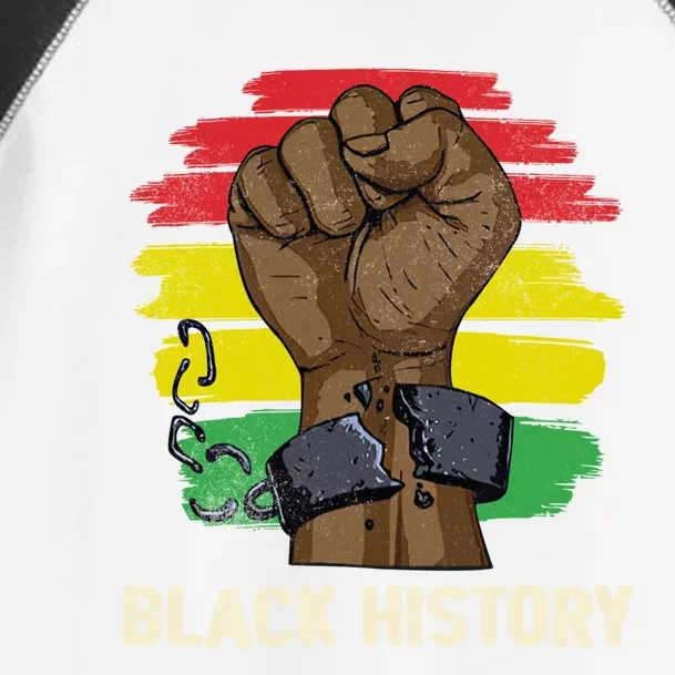 Inspirational Leaders Power Fist Hand Black History Month Funny Gift Toddler Fine Jersey T-Shirt