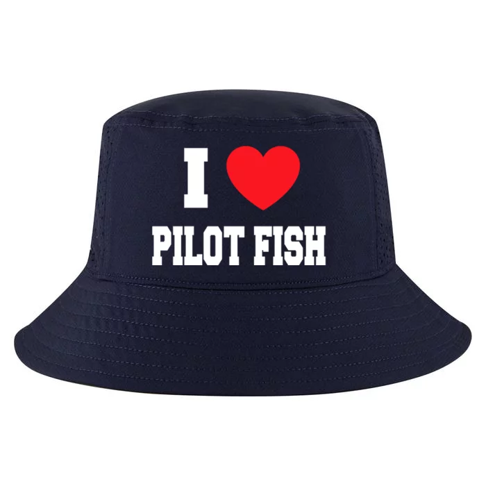 I Love Pilot Fish Gift Cool Comfort Performance Bucket Hat