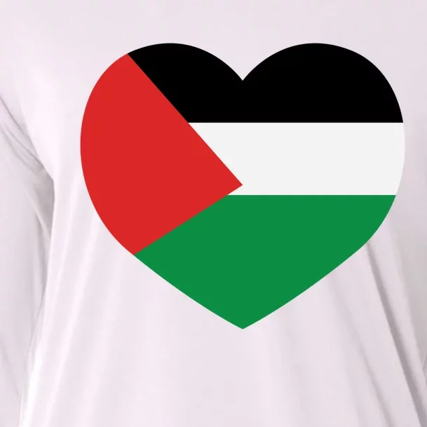 I Love Palestine Freedom Cooling Performance Long Sleeve Crew