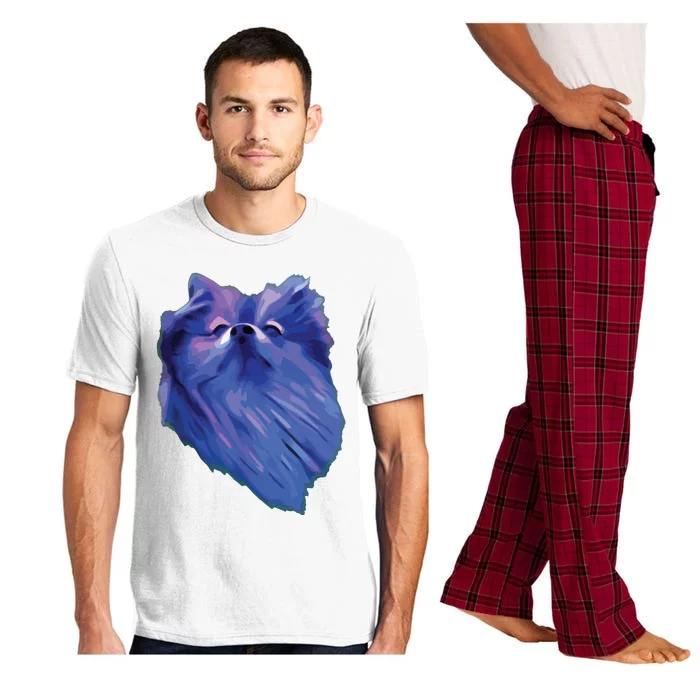 I Love Pomeranians Purple Pom Dog Pajama Set