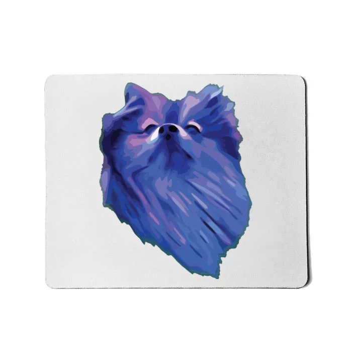 I Love Pomeranians Purple Pom Dog Mousepad