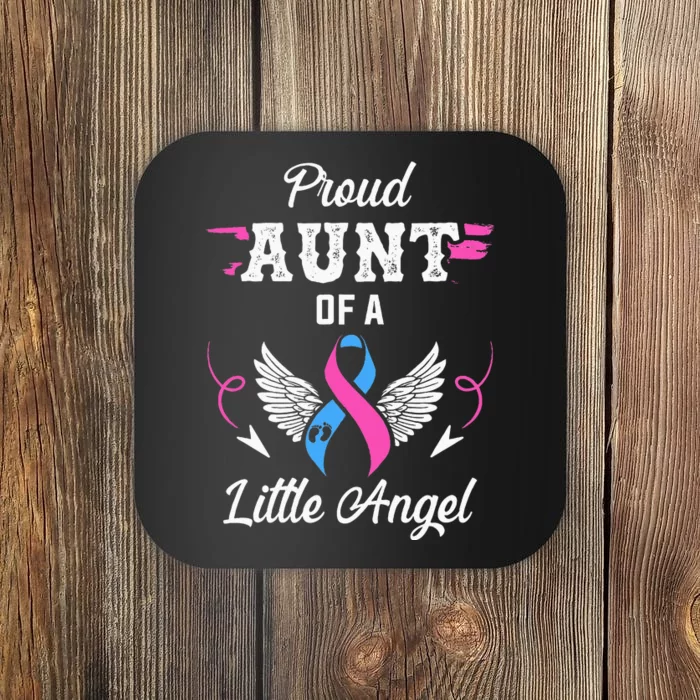 Infant Loss Proud Aunt Pregnancy Baby Miscarriage Coaster