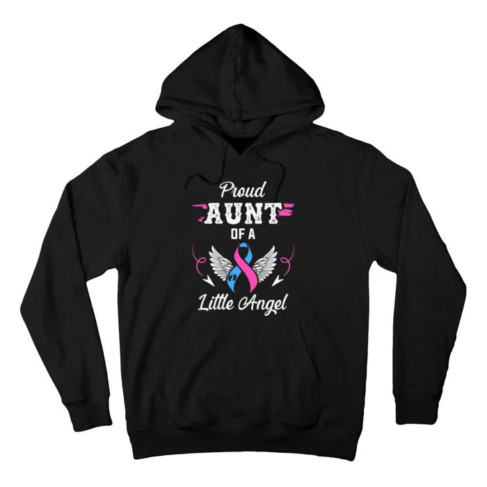 Infant Loss Proud Aunt Pregnancy Baby Miscarriage Tall Hoodie