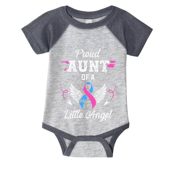 Infant Loss Proud Aunt Pregnancy Baby Miscarriage Infant Baby Jersey Bodysuit