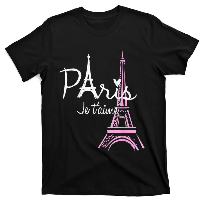 I Love Paris Eiffel Tower France French Souvenir T-Shirt