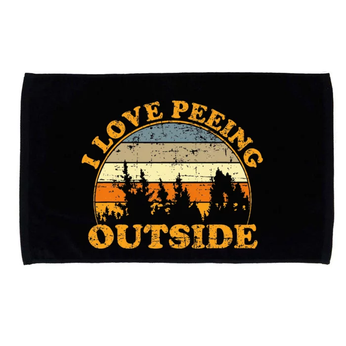 I Love Peeing Outside Microfiber Hand Towel