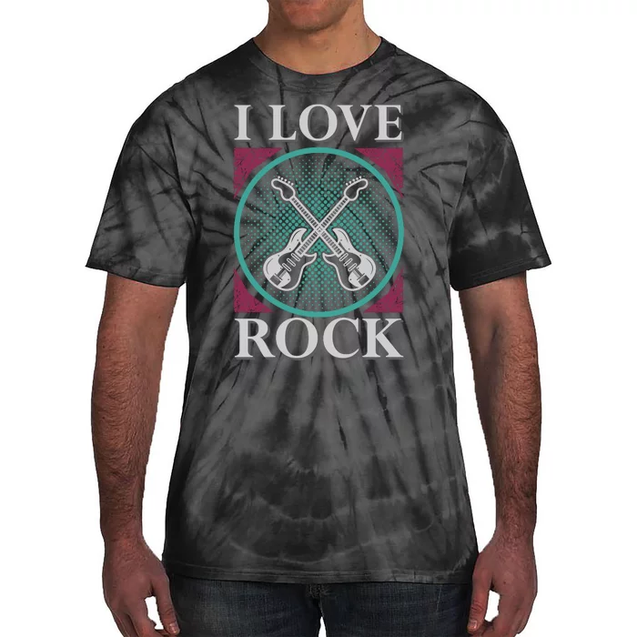 I Love Rock Tie-Dye T-Shirt