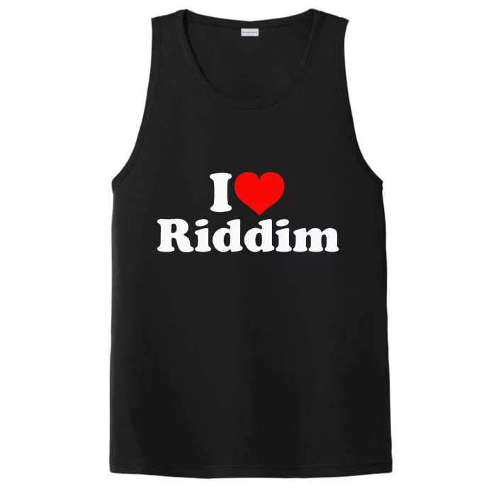 I Love Riddim Performance Tank