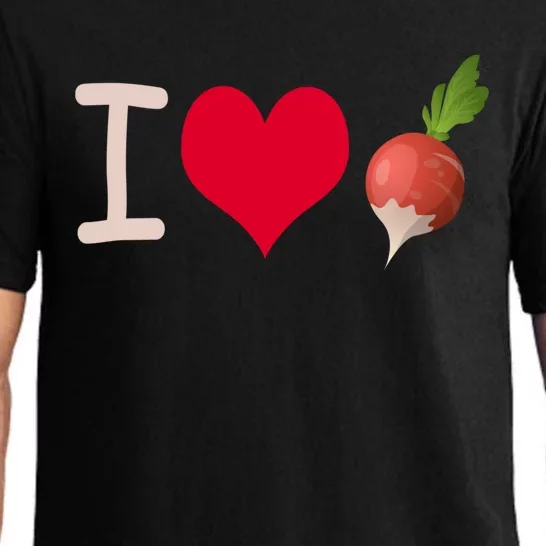 I Love Radish Radishes Gift Pajama Set