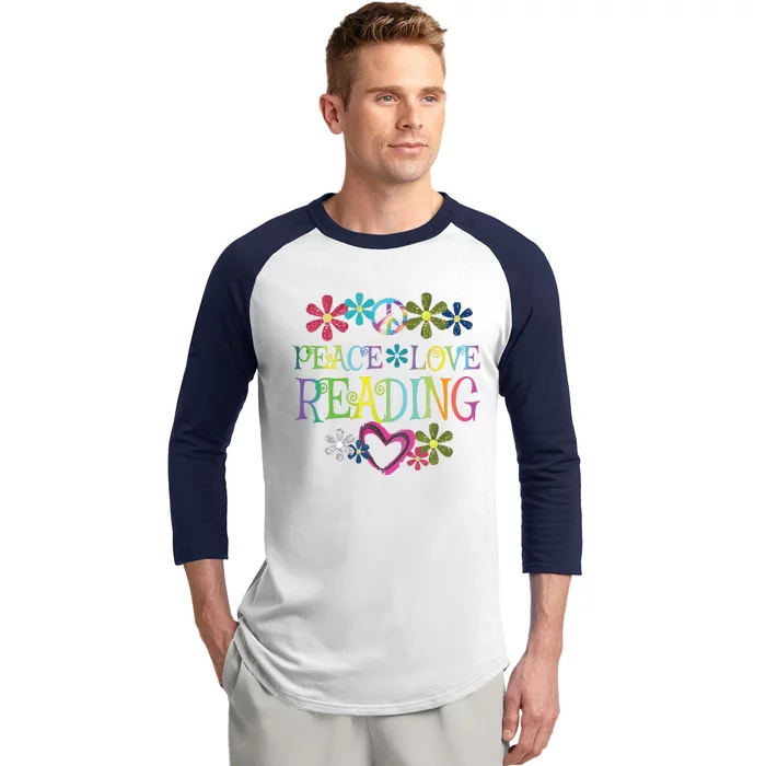 I Love Reading Shirt Book Lovers Gift Reading Club Baseball Sleeve Shirt